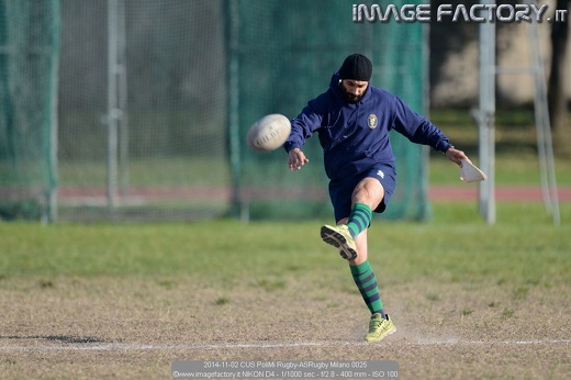 2014-11-02 CUS PoliMi Rugby-ASRugby Milano 0025